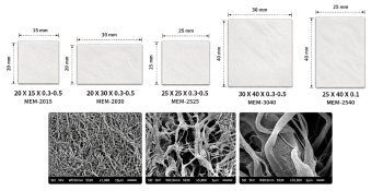 Membrella Collagen Specifications Diagram